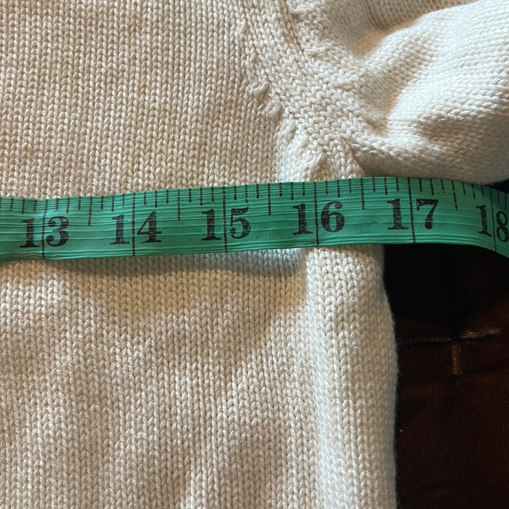 Ann Taylor ivory/cream sweater size medium - Picture 4 of 7